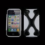 Wholesale iPhone 4 4S X Case (Black-White)